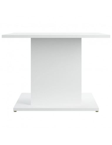 Tavolino da Salotto Bianco 55,5x55,5x40 cm in Truciolato