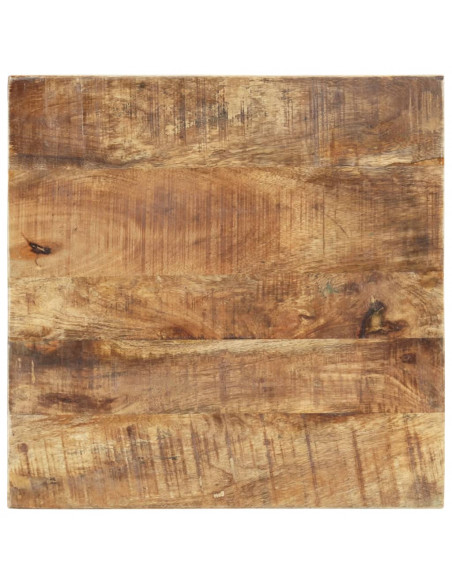 Tavolino da Salotto 45x45x40 cm in Legno Massello di Mango