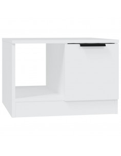 Tavolino da Salotto Bianco 50x50x36 cm in Legno Multistrato 2