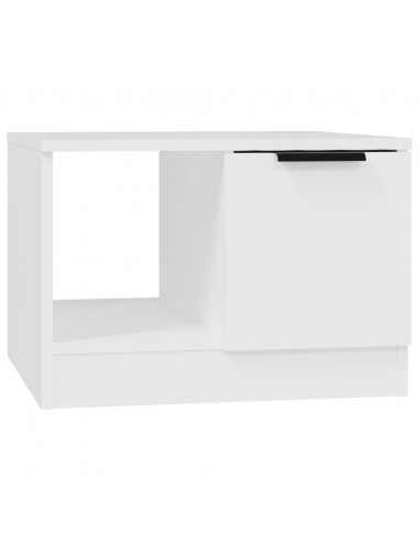 Tavolino da Salotto Bianco 50x50x36 cm in Legno Multistrato