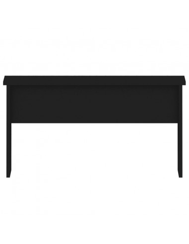 Tavolino da Salotto Nero 80x55,5x41,5 cm in Legno Multistrato