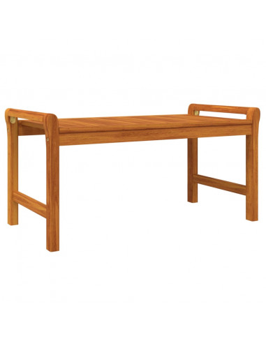 Tavolino da Salotto 100x50x50 cm in Legno Massello di Acacia