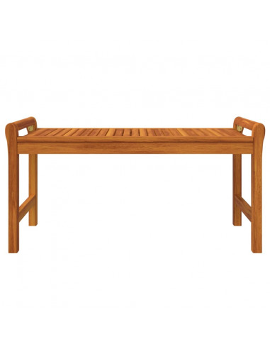 Tavolino da Salotto 100x50x50 cm in Legno Massello di Acacia