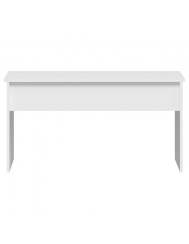 Tavolino da Salotto Bianco 102x50,5x52,5cm in Legno Multistrato