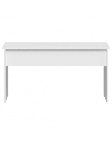 Tavolino da Salotto Bianco 102x50,5x52,5cm in Legno Multistrato