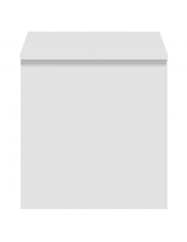 Tavolino da Salotto Bianco 102x50,5x52,5cm in Legno Multistrato