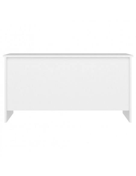 Tavolino da Salotto Bianco 102x55,5x52,5 cm Legno Multistrato