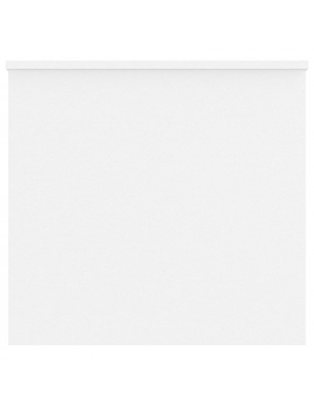 Tavolino da Salotto Bianco 102x55,5x52,5 cm Legno Multistrato