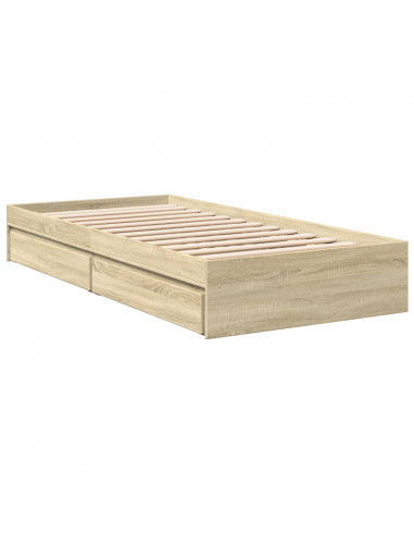 Giroletto Cassetti Rovere Sonoma 75x190 cm Legno Multistrato