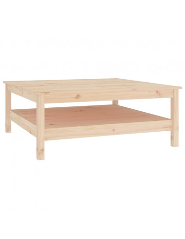 Tavolino da Salotto 100x100x40 cm Legno Massello di Pino