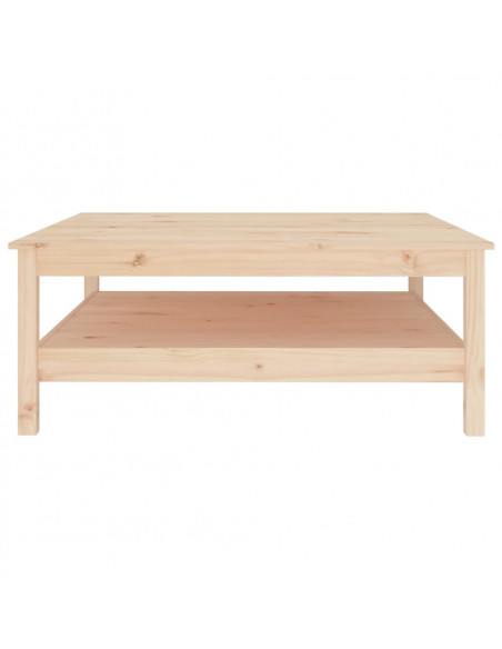Tavolino da Salotto 100x100x40 cm Legno Massello di Pino