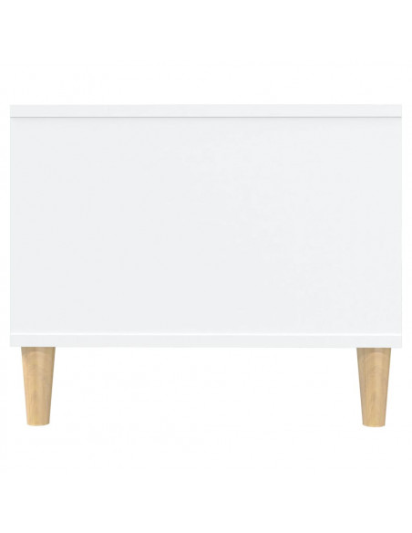 Tavolino da Salotto Bianco 102x50x40 cm in Legno Multistrato