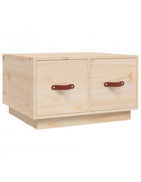 Tavolino da Salotto 60x53x35 cm in Legno Massello di Pino