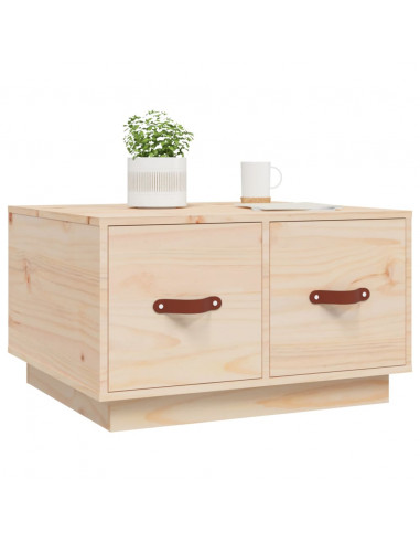 Tavolino da Salotto 60x53x35 cm in Legno Massello di Pino