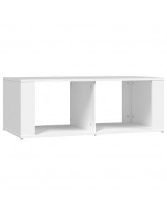 Tavolino da Salotto Bianco 100x50x36 cm in Legno Multistrato 2