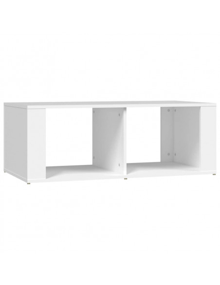 Tavolino da Salotto Bianco 100x50x36 cm in Legno Multistrato