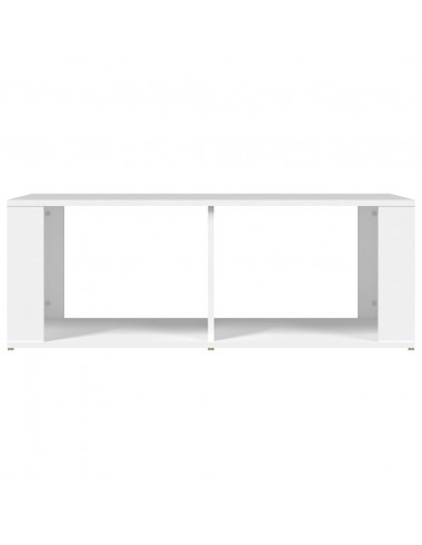 Tavolino da Salotto Bianco 100x50x36 cm in Legno Multistrato