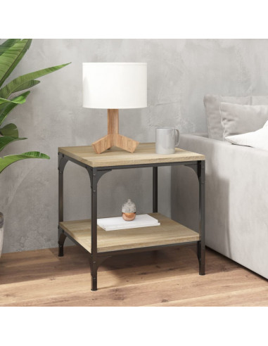 Tavolini 2pz rovere sonoma 40x40x40 cm in Legno Multistrato