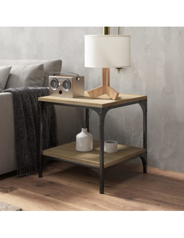 Tavolini 2pz rovere sonoma 40x40x40 cm in Legno Multistrato