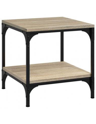 Tavolini 2pz rovere sonoma 40x40x40 cm in Legno Multistrato
