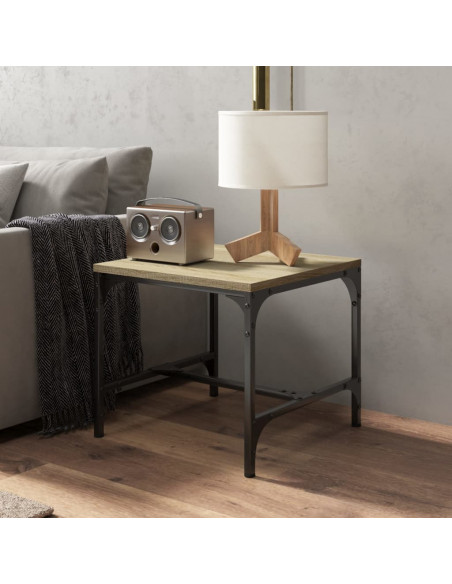 Tavolini 2pz Rovere Sonoma 40x40x35 cm in Legno Multistrato