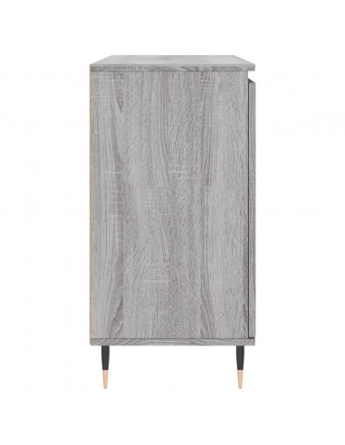 Credenza Grigio Sonoma 104x35x70 cm in Legno Multistrato
