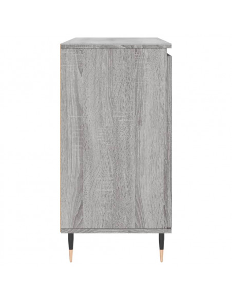 Credenza Grigio Sonoma 104x35x70 cm in Legno Multistrato