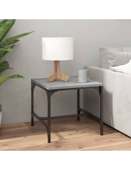 Tavolini 2pz grigio sonoma 40x40x35 cm in Legno Multistrato