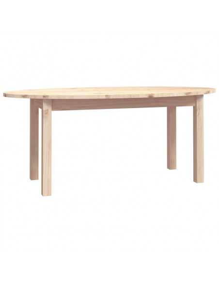 Tavolino da Salotto 110x55x45 cm Legno Massello di Pino