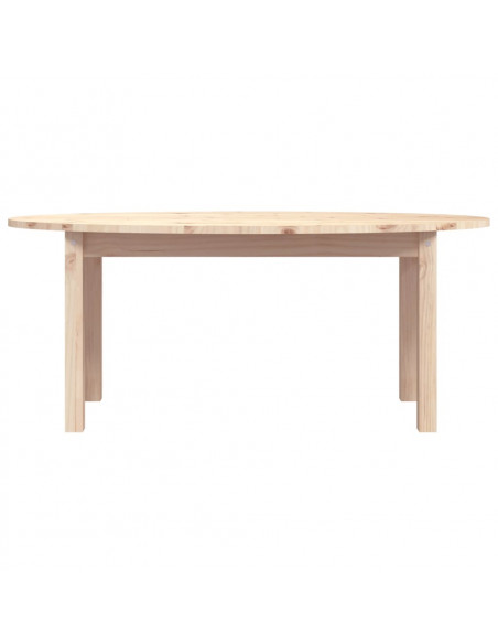 Tavolino da Salotto 110x55x45 cm Legno Massello di Pino