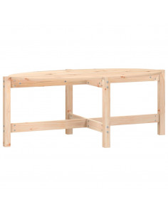Tavolino da Salotto 118x63x45 cm in Legno Massello di Pino 2