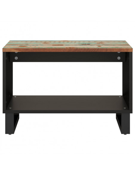 Tavolino da Salotto 60x50x40 cm in Legno Massello di Recupero