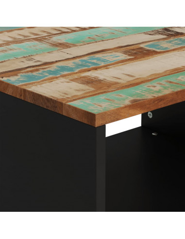 Tavolino da Salotto 60x50x40 cm in Legno Massello di Recupero