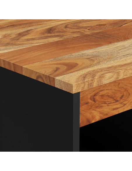 Tavolino da Salotto 55x50x40 cm in Legno Massello di Acacia