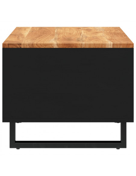 Tavolino da Salotto 90x50x40 cm in Legno Massello di Acacia