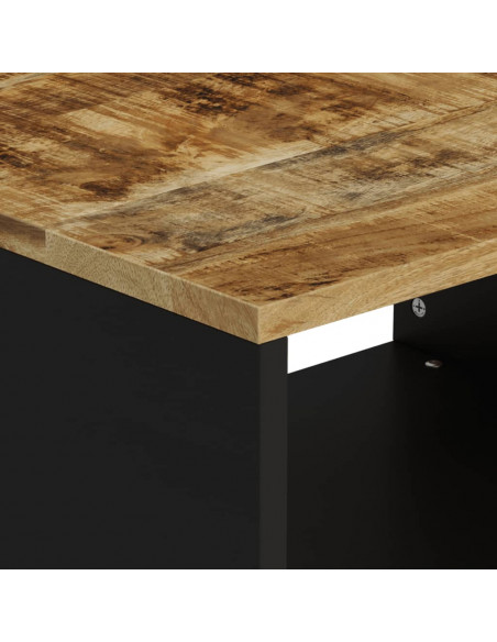 Tavolino da Salotto 60x50x40 cm in Legno Massello di Mango