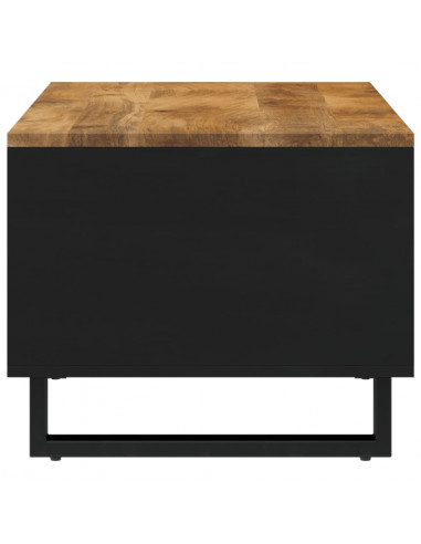 Tavolino da Salotto 90x50x40 cm in Legno Massello di Mango