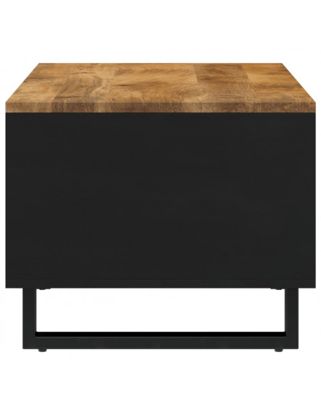 Tavolino da Salotto 90x50x40 cm in Legno Massello di Mango