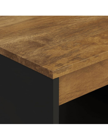 Tavolino da Salotto 90x50x40 cm in Legno Massello di Mango