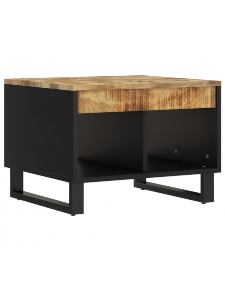 Tavolino da Salotto 55x50x40 cm in Legno Massello di Mango