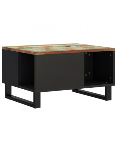 Tavolino da Salotto 60x50x35 cm in Legno Massello di Recupero