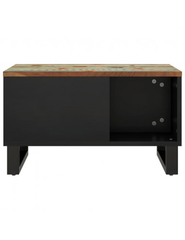 Tavolino da Salotto 60x50x35 cm in Legno Massello di Recupero