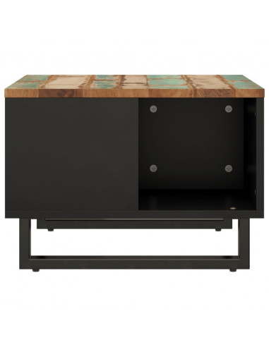 Tavolino da Salotto 60x50x35 cm in Legno Massello di Recupero