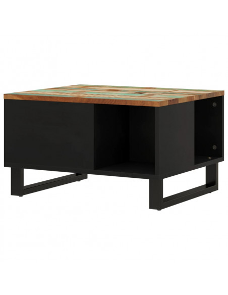 Tavolino da Salotto 60x50x35 cm in Legno Massello di Recupero