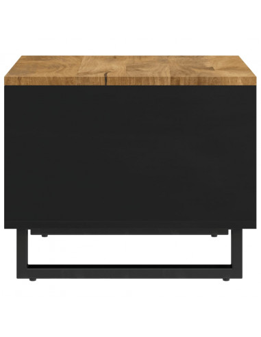 Tavolino da Salotto 55x50x40 cm in Legno Massello di Mango