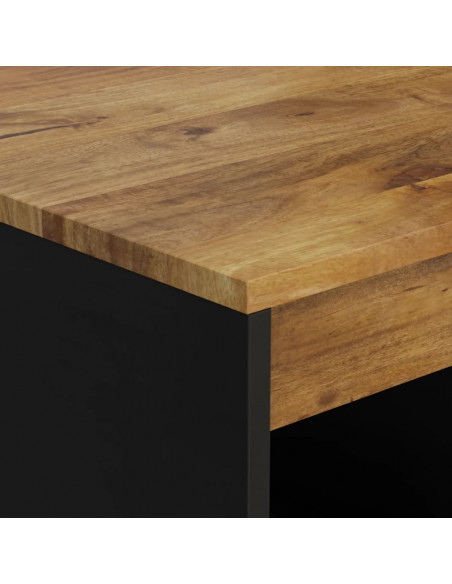 Tavolino da Salotto 55x50x40 cm in Legno Massello di Mango