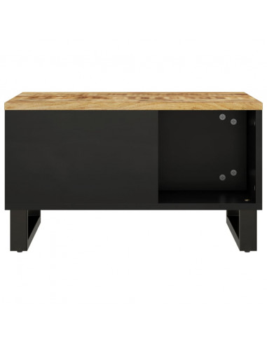 Tavolino da Salotto 60x50x35 cm in Legno Massello di Mango