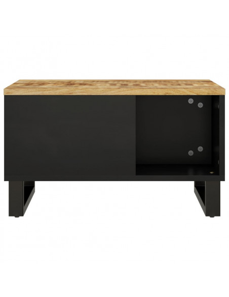 Tavolino da Salotto 60x50x35 cm in Legno Massello di Mango
