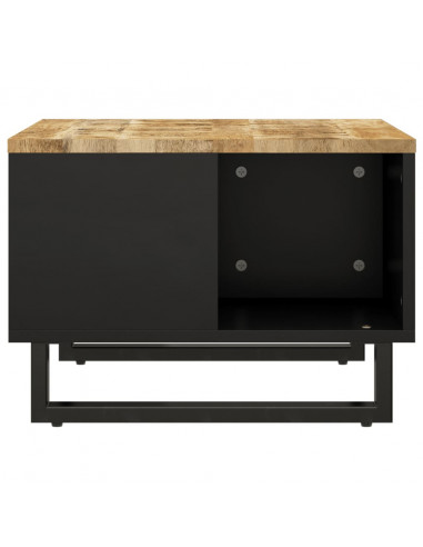 Tavolino da Salotto 60x50x35 cm in Legno Massello di Mango