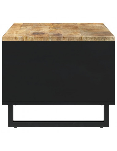 Tavolino da Salotto 90x50x40 cm in Legno Massello di Mango